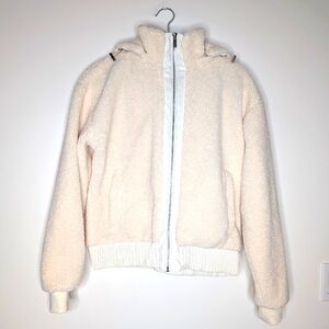 Women's Cream Fleece Jacket